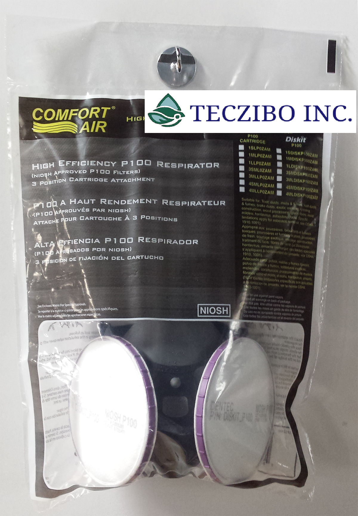 P100 Assembly Complete with 300 series Mask M/L WITH DISKIT