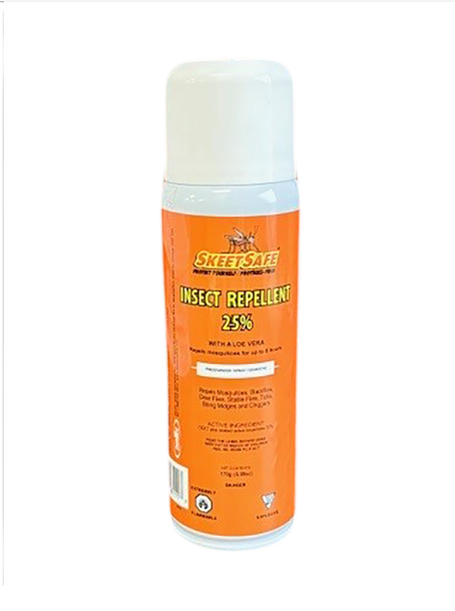 SkeetSafe® Aerosol, 6 Hour 25% DEET 170 gm (6 oz) 12/box