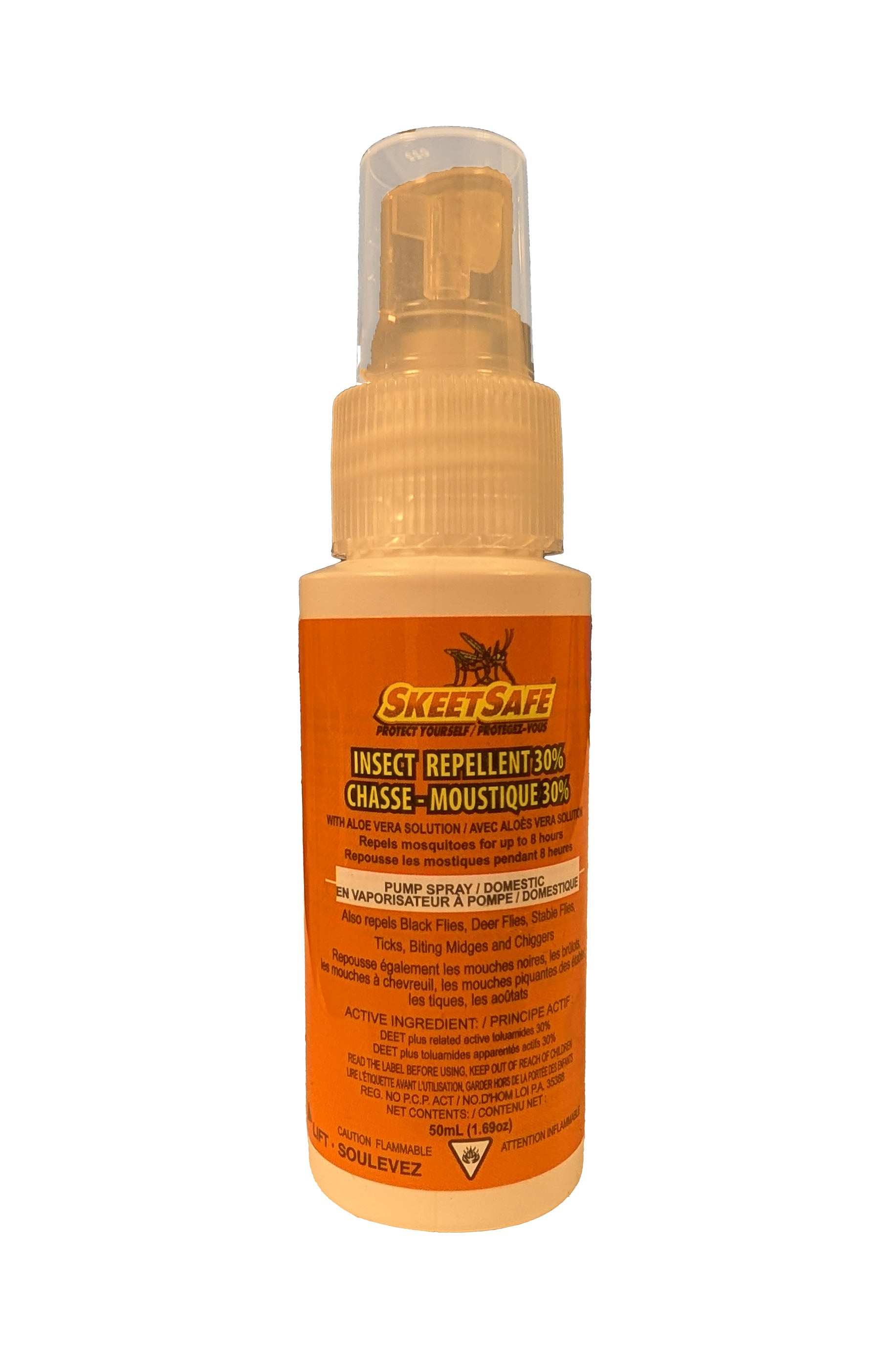 SkeetSafe® Liquid Spray 8 Hour 30% DEET 50 ml (1.70oz)  24/box