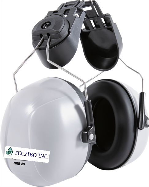 SEALTEC 500 Series Capmount Earmuff Stainless Steel Dual Arm, NRR 29 CSA Class AL