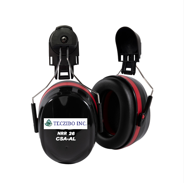 SEALTEC 500 Series Capmount Earmuff Stainless Steel , NRR 26 CSA Class AL