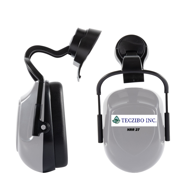 SEALTEC 600 Series Capmount Earmuff Full Brim Plastic Single Point, Dielectric, NRR 27, CSA AL