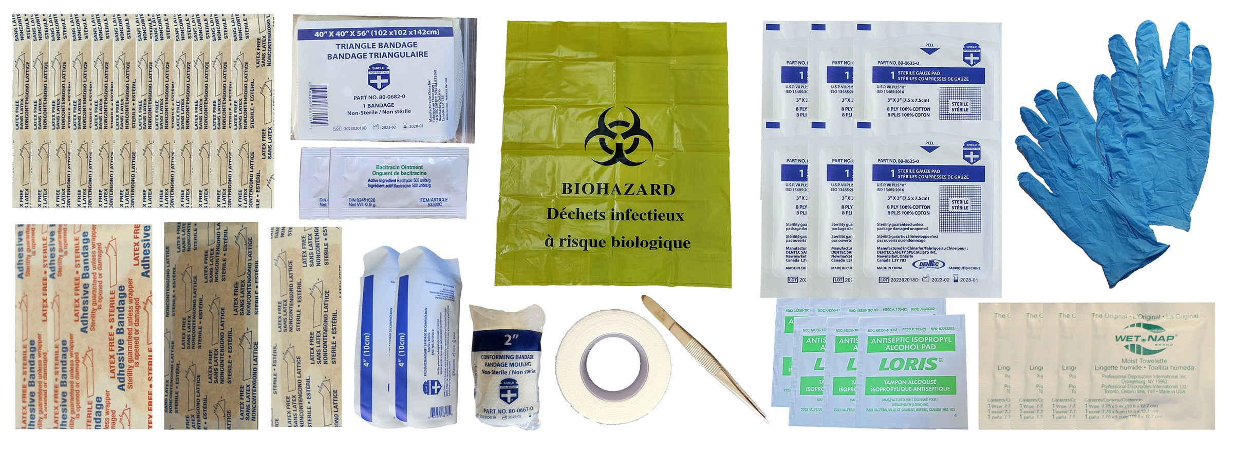 BC CSA PERSONAL FIRST AID KIT REFILL