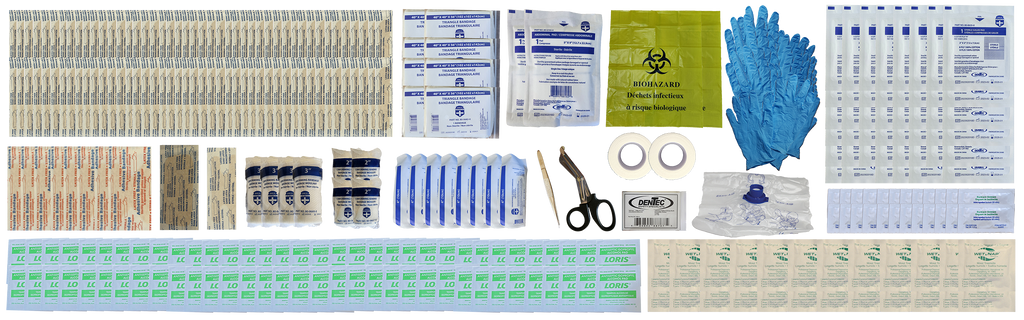 CSA Z1220-17 TYPE 2 BASIC LARGE FIRST AID KIT BULK IN 36 UNIT METAL BOX