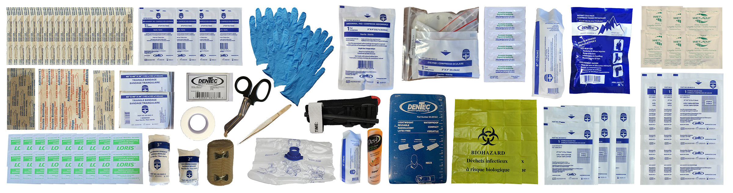 CSA Z1220-17 TYPE 3 INTERMEDIATE SMALL FIRST AID KIT BULK IN SOFT PACK BAG