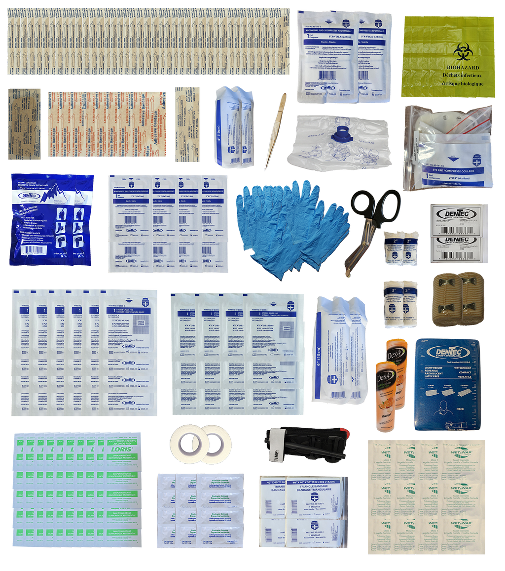 CSA Z122-17 TYPE 3 INTERMEDIATE MEDIUM FIRST AID KIT BULK IN SOFT PACK BAG
