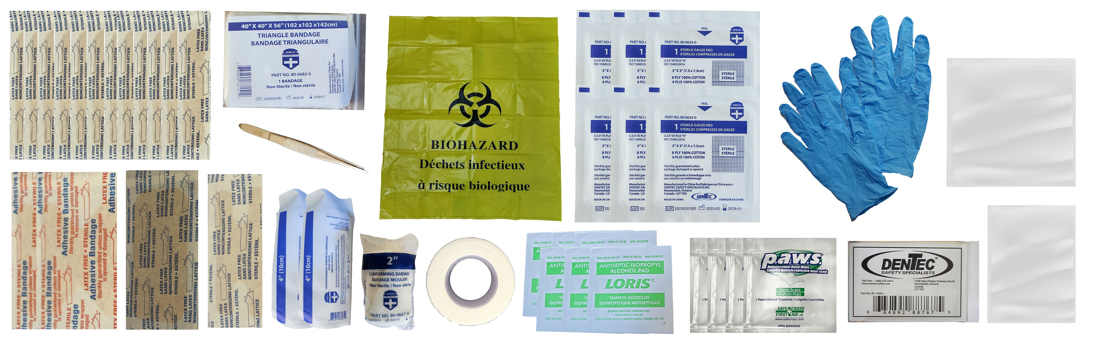 CSA Z1220-24 TYPE 1 PERSONAL FIRST AID KIT REFILL